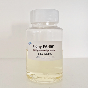 Proveedor de aceite de silicona esponjoso China Hony FA-361 para acabado textil