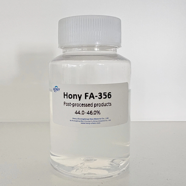 Hony FA-356 Aceite de silicona liso hidrofílico posterior a finales 44-46% Tolerancia de cizallamiento notablemente suave